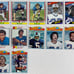 Buffalo Bills Topps Fleer Pro Set Football Trading Cards 1966 to 1991 Lot of 50