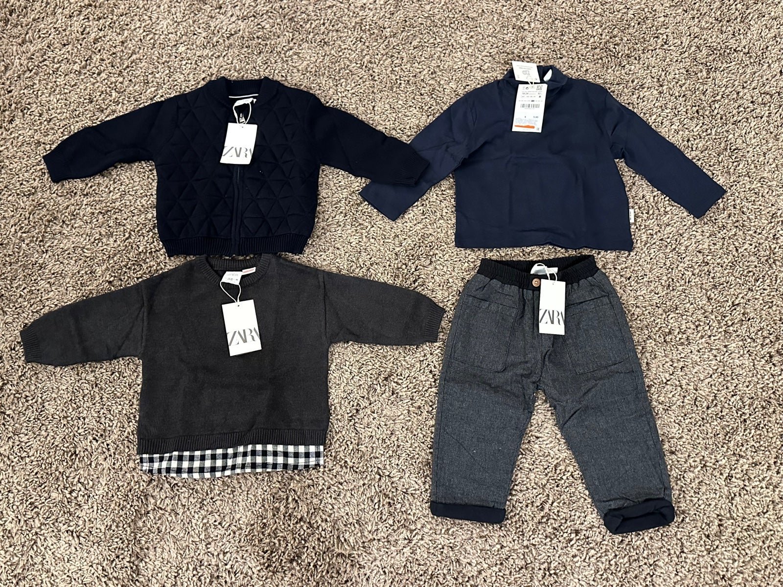 NWT 4 x Zara Boys 18-24 Clothing