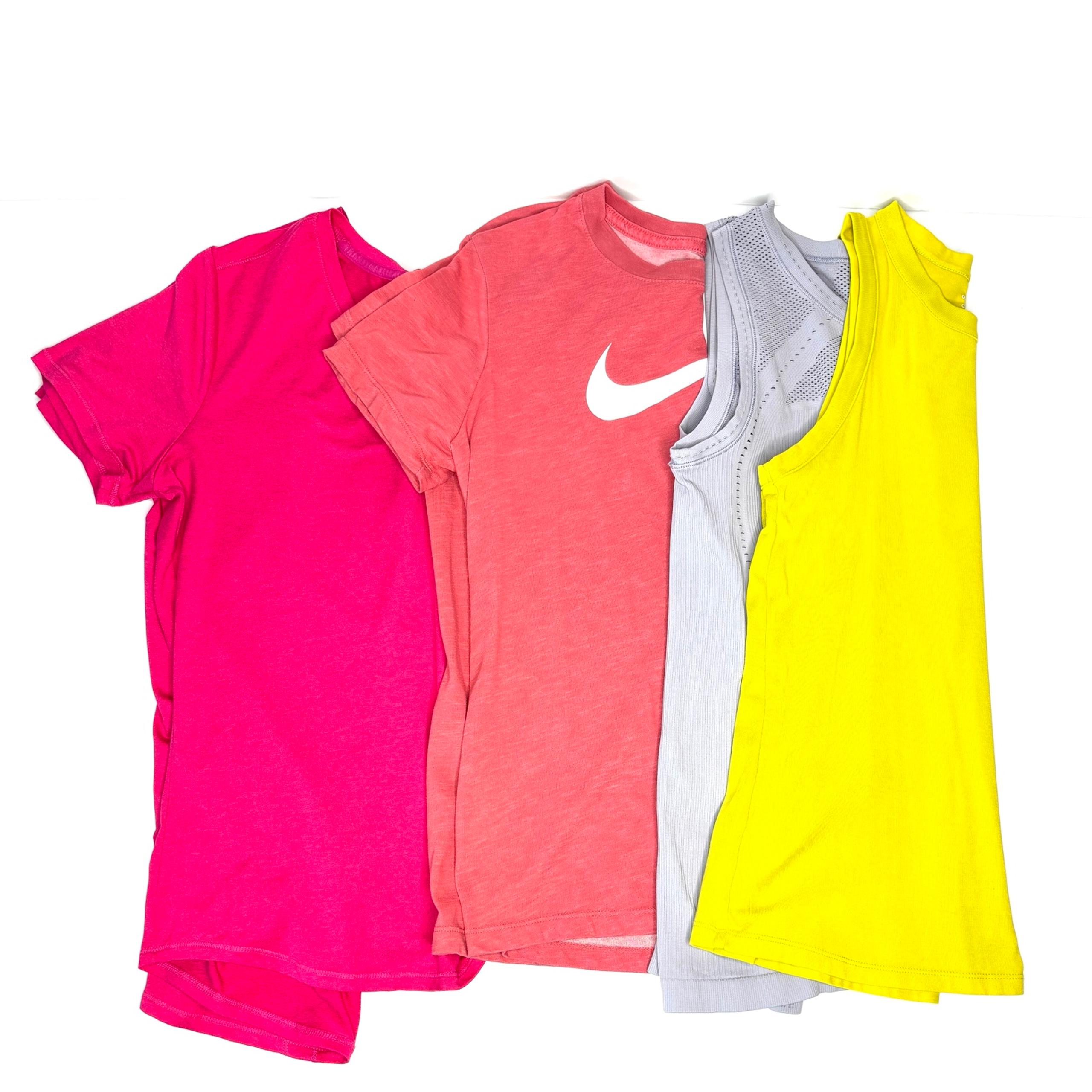 Lot of four tops t shirts and tank tops Nike Lululemon women's size small