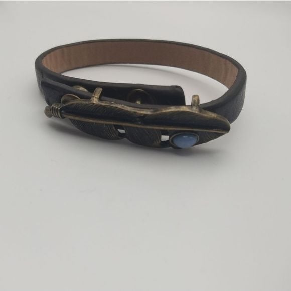 Boho indie feather bracelet