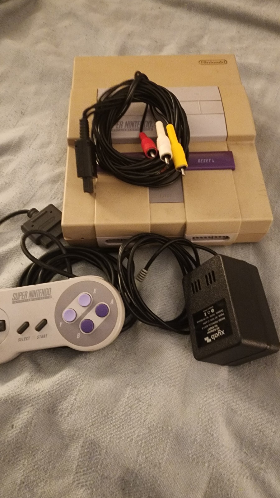 Super nintendo console