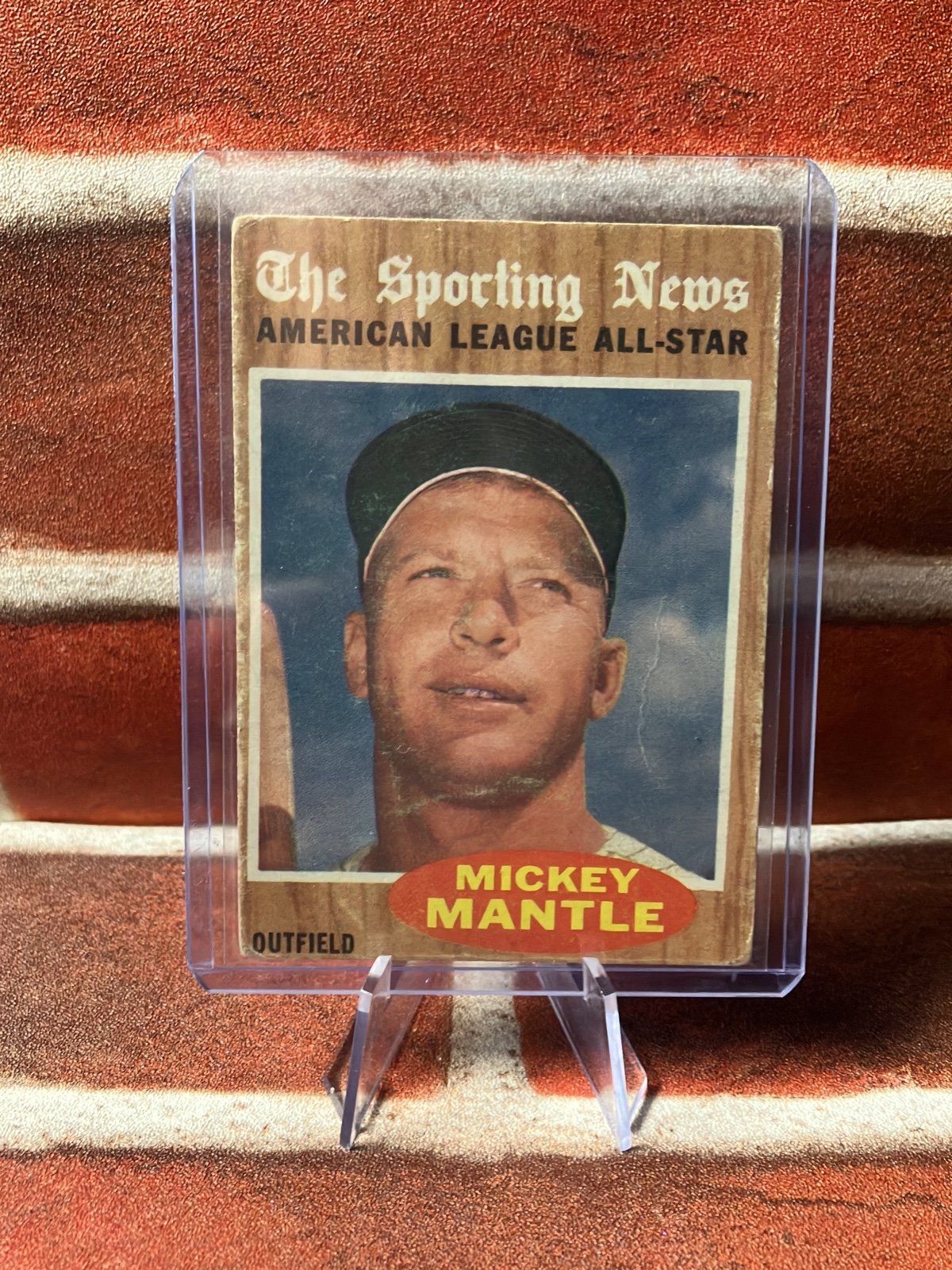 1962 Topps 471 Mickey Mantle All Star
