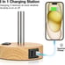 3 Way Dimmable Touch Small Lamp USB C Charging Ports and AC Outlet