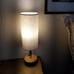 3 Way Dimmable Touch Small Lamp USB C Charging Ports and AC Outlet