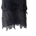 TJD Size XS Black Crochet Boho Festival Halter Top