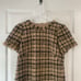 Kate Spade Heart It Bi-Color Tweed Classy Shift Mini Dress