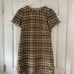 Kate Spade Heart It Bi-Color Tweed Classy Shift Mini Dress
