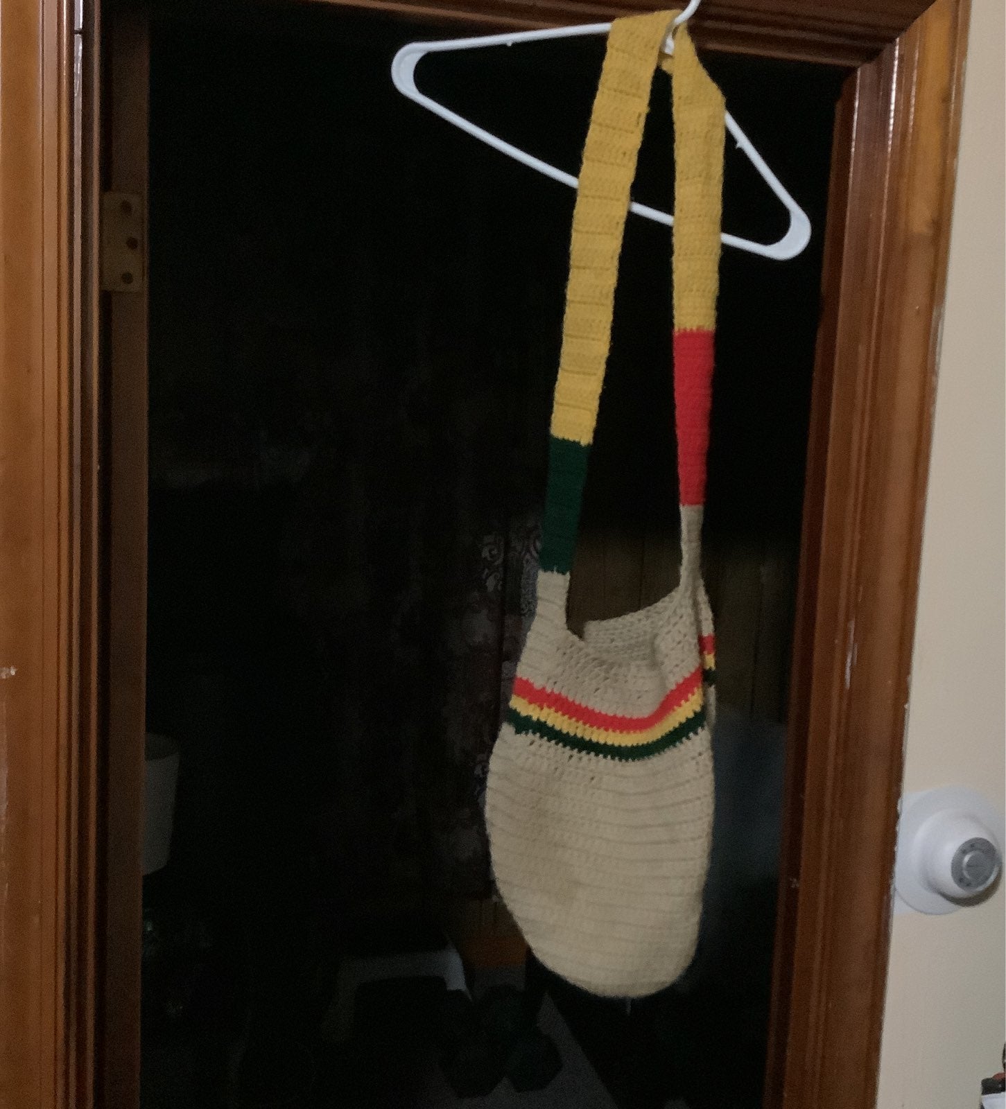 Rasta knitted bag