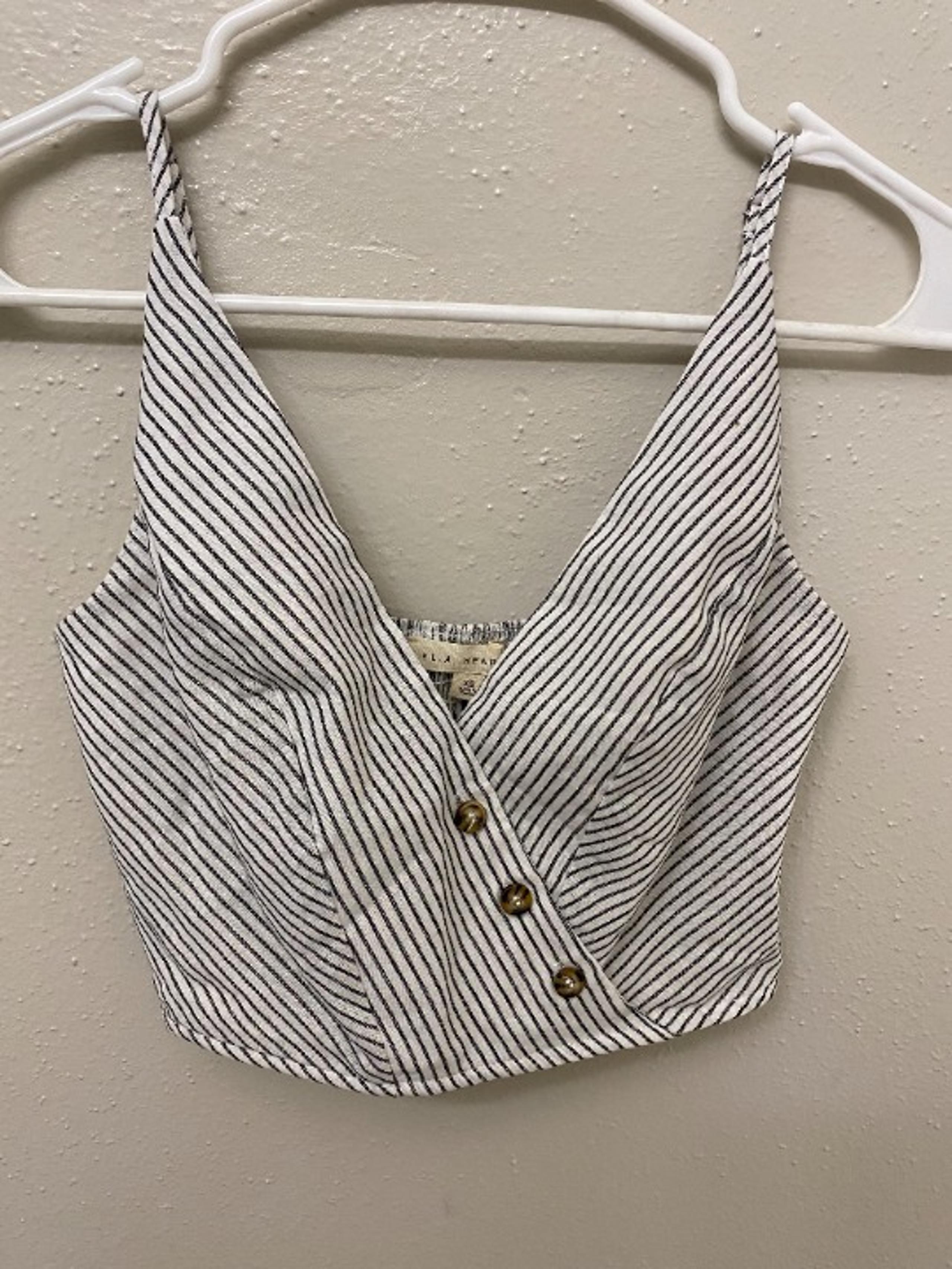 PacSun cami stripe crop top