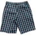 Men's Adidas Navy Blue Plaid Walking Golf Shorts Flat Front SIZE 35