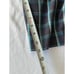 Men's Adidas Navy Blue Plaid Walking Golf Shorts Flat Front SIZE 35