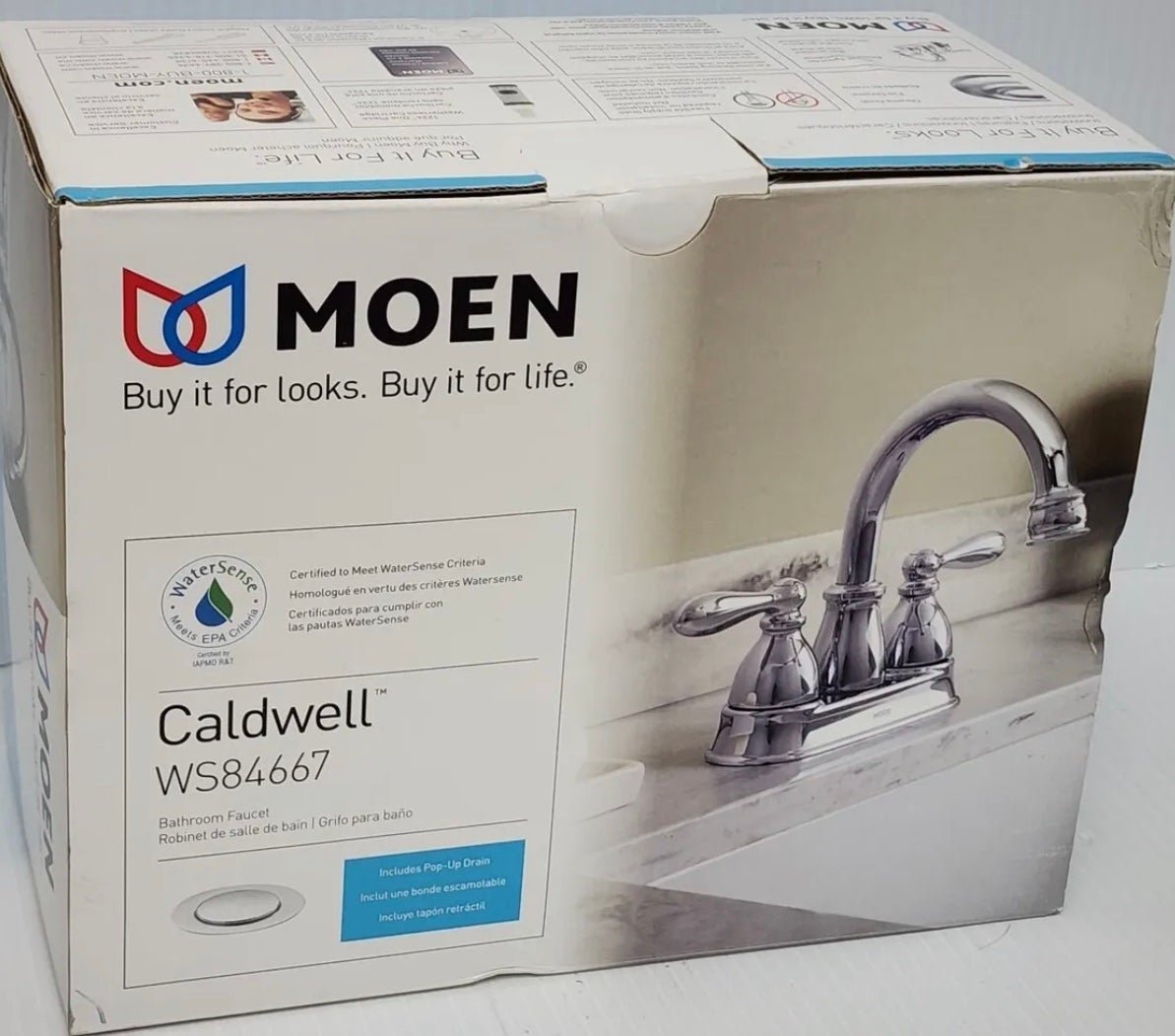 Moen Caldwell WS84667BRB Two handle faucet