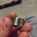 Silver coin ring