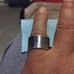 Silver coin ring