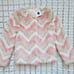 Janie & Jack chevron faux fur coat
