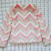 Janie & Jack chevron faux fur coat