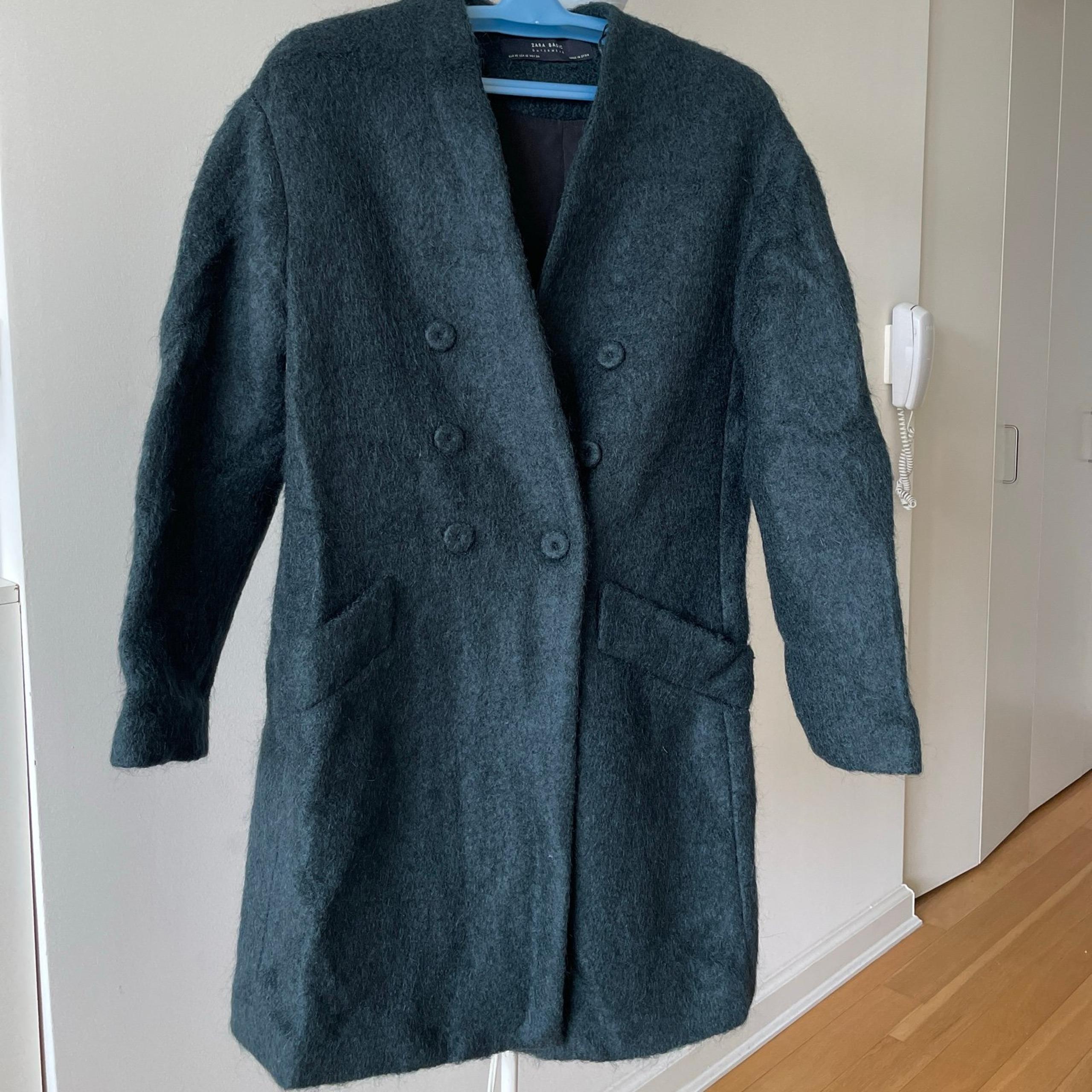 Zara wool coat made in Spain