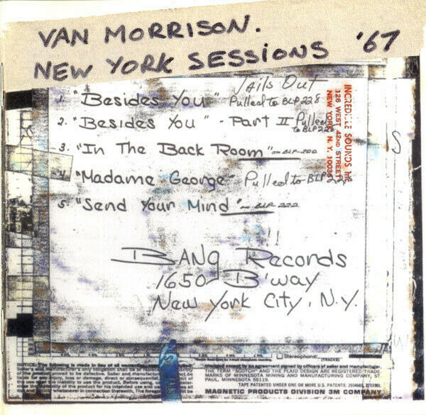 Van Morrison ‎– New York Sessions '67 (1996) Burning Airlines 2 CD NEW sealed
