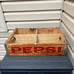 Denver, Colo Pepsi Cola Wooden 24 Bottle Crate Carrier Wood 1954 RARE NICE
