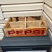 Denver, Colo Pepsi Cola Wooden 24 Bottle Crate Carrier Wood 1954 RARE NICE