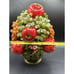 1970s Awesome Centerpiece Plastic Fruit & Planter Marked Japan c2314 Ardco MCM
