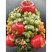 1970s Awesome Centerpiece Plastic Fruit & Planter Marked Japan c2314 Ardco MCM