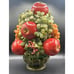1970s Awesome Centerpiece Plastic Fruit & Planter Marked Japan c2314 Ardco MCM