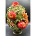 1970s Awesome Centerpiece Plastic Fruit & Planter Marked Japan c2314 Ardco MCM