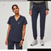 FIGS Quiet Navy Scrub Set Small Catarina and M/P Zamora Joggers