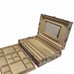 Beautiful Large Floral Fabric Multi Compartment Jewelry Box!