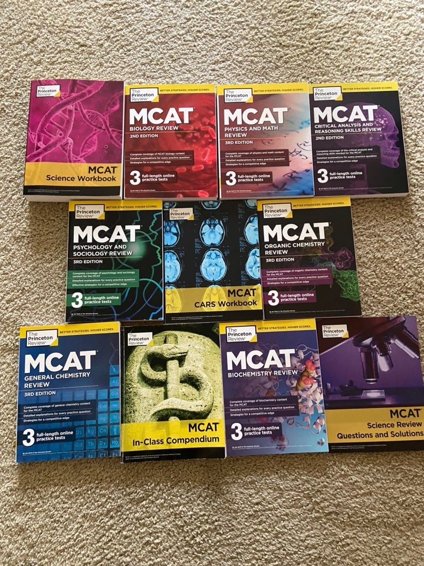 MCAT prep books 2020-2021