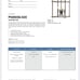 Caged pendant light fixture