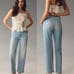 MOTHER The Rambler High Rise Ankle Denim Straight Jeans