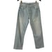 MOTHER The Rambler High Rise Ankle Denim Straight Jeans