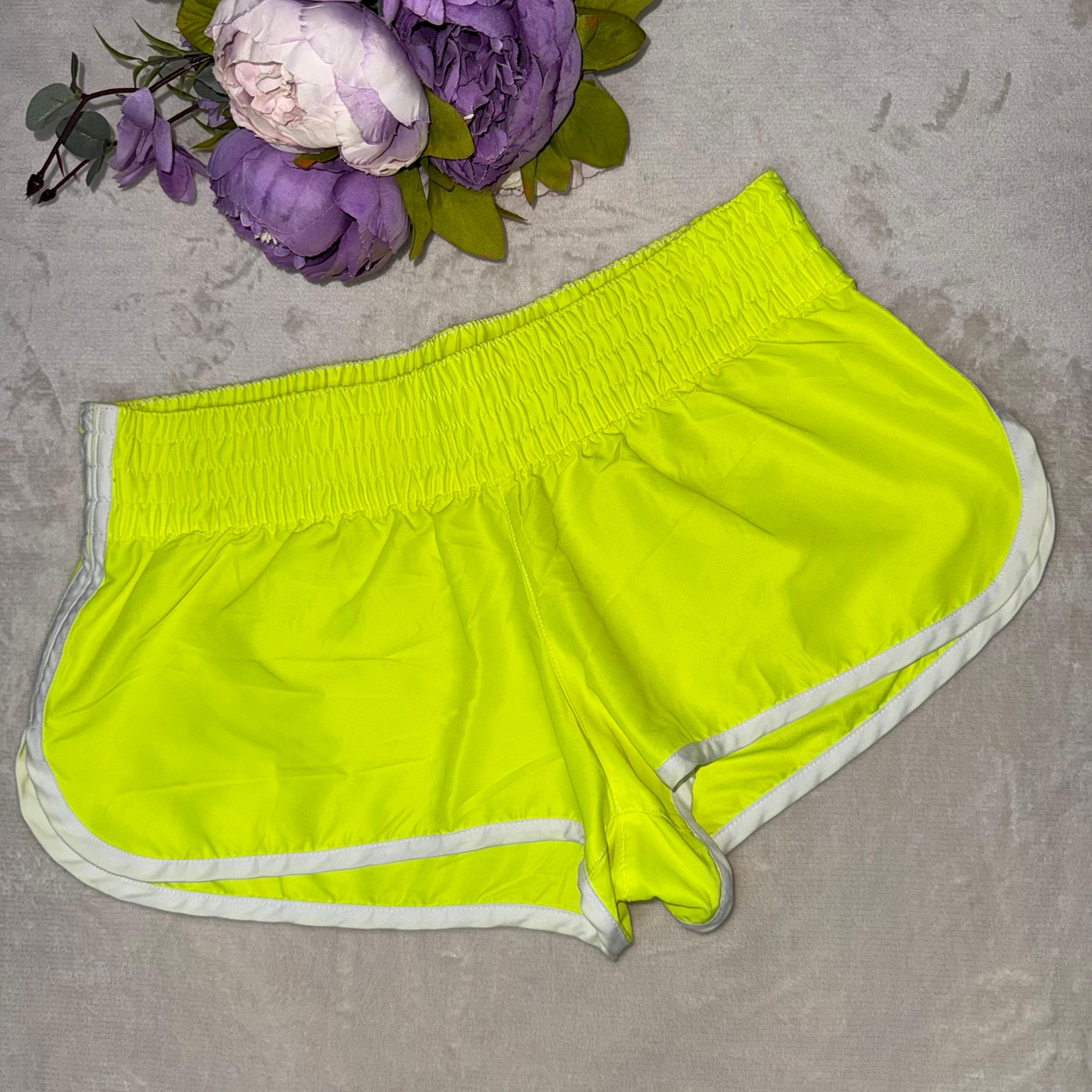 Xhilaration Neon Yellow Women's Athletic Shorts