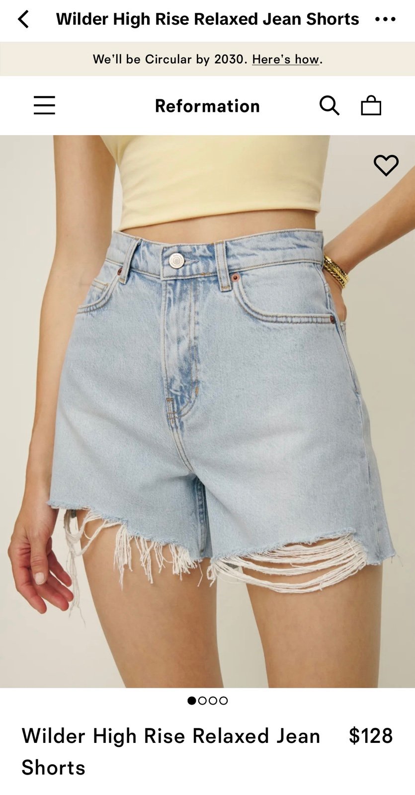 Reformation Wilder Shorts
