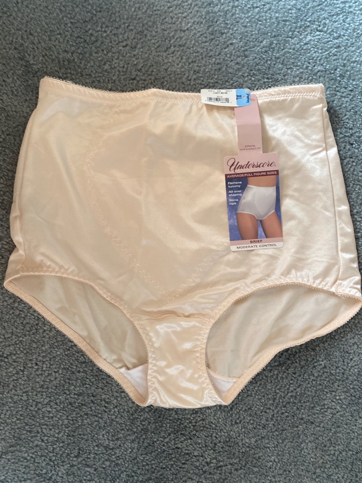 10 beige XL Underscore girdles