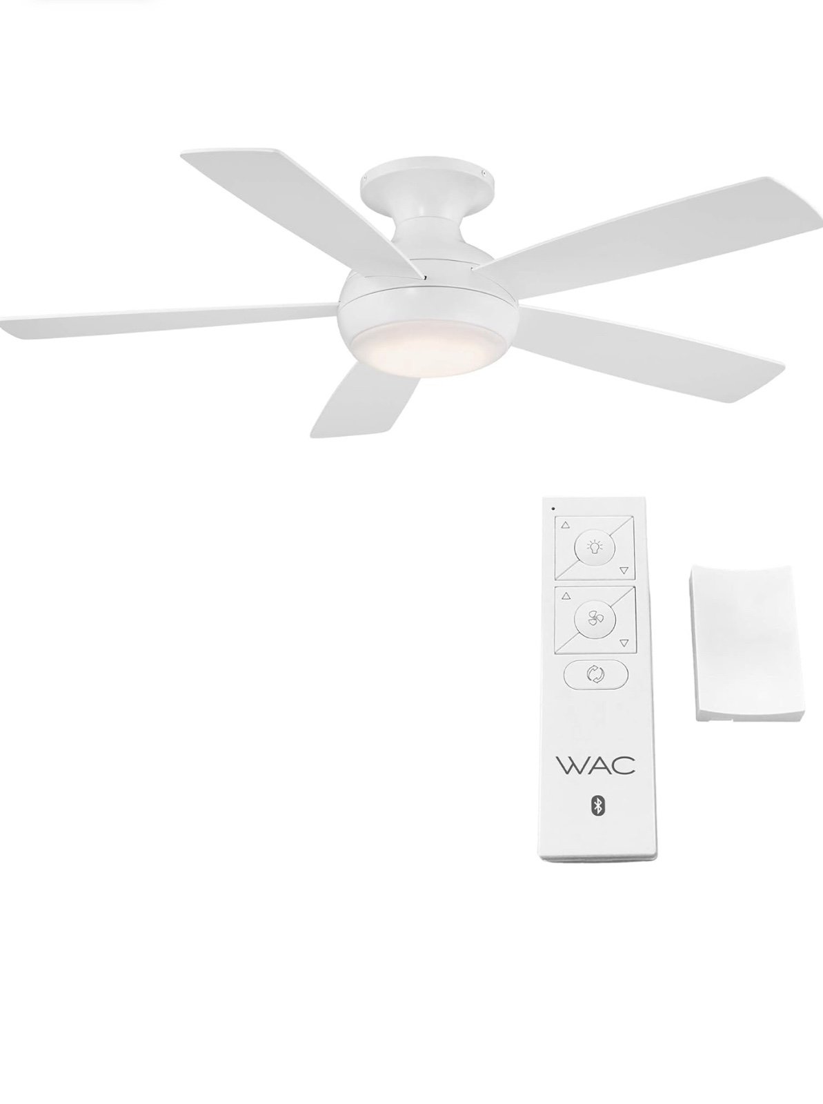 WAC Lighting Odyssey 52 LED Odyssey 52 5-Blade Indoor / Outdoor - White