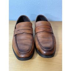Ecco Shoes Mens US Size 9 EU Size 43 Brown Leather Penny Loafers Career