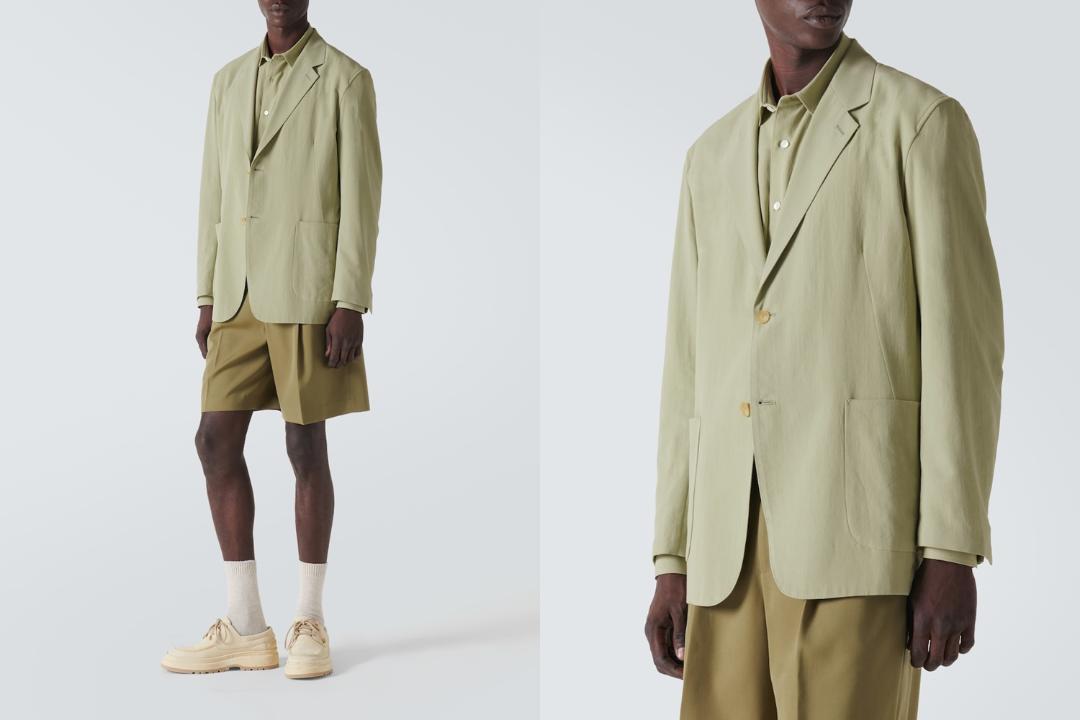 5 AURALEE HARD TWIST WOOL VIYELLA JACKET