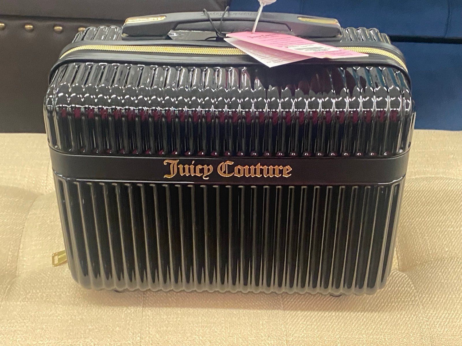 Juicy Couture Hard Side Travel Cosmetic Case