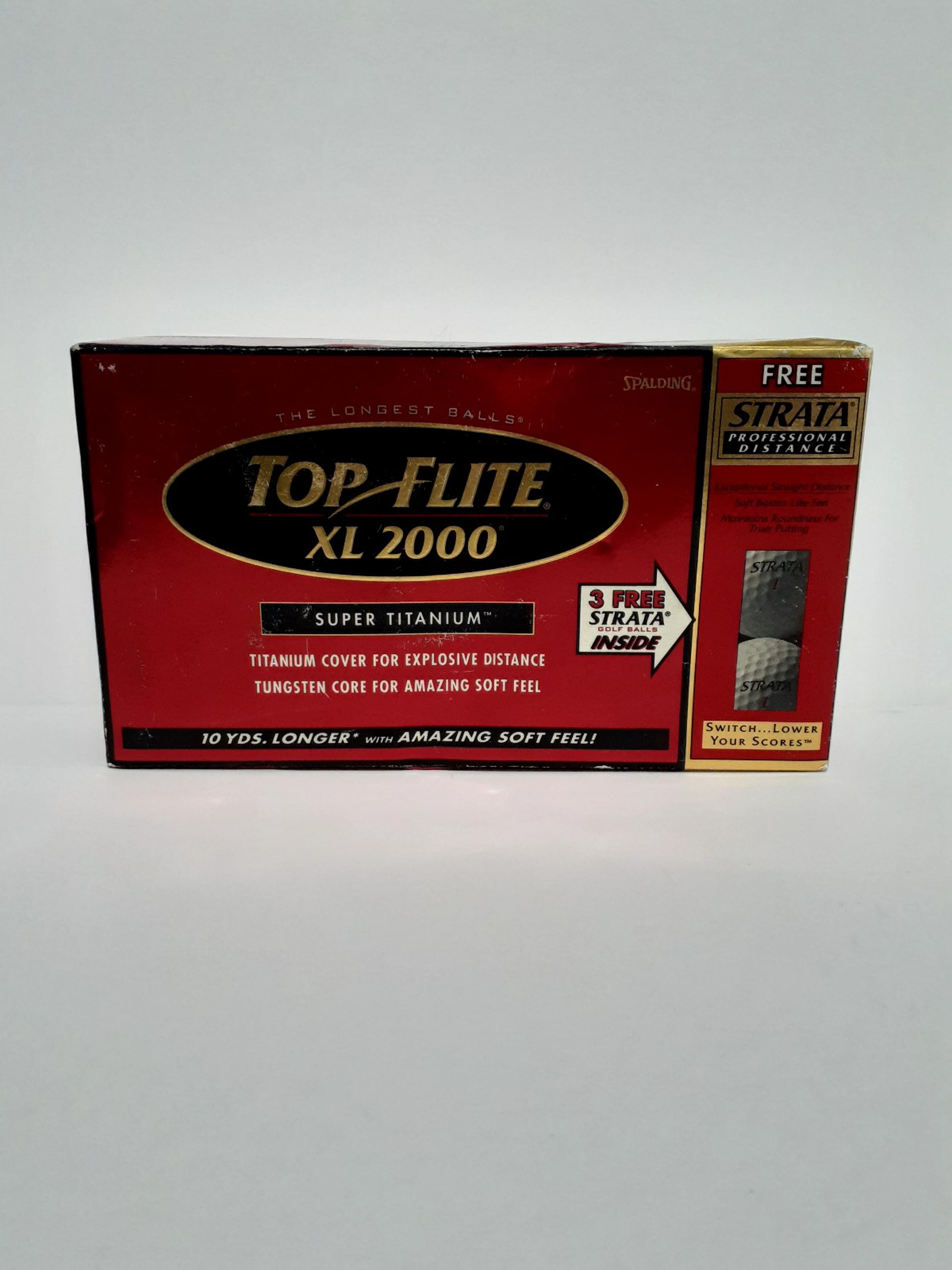 Top Flite XL 2000 Super Titanium 15 White Golf Balls