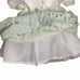 Infant Formal Baptism Gown 12m Ivory Cutout Lace Embroidered Tulle Petticoat
