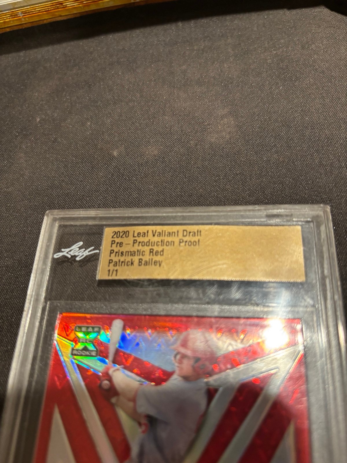 1/1 leaf valiant Patrick Bailey