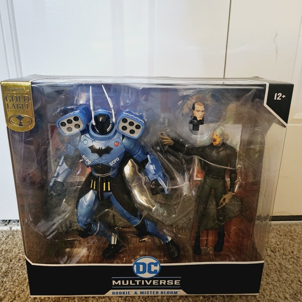 McFarlane DC Multiverse Rookie Batman End Game & Mr. Bloom Gold Label 2-Pack Set