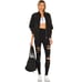 ALO Yoga High Waist Ripped Warrior Leggings in Black