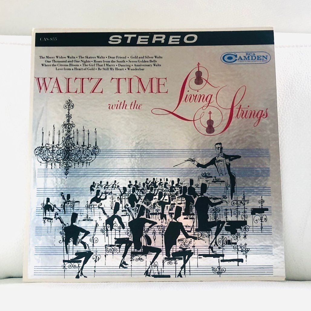 LP Living Strings - Waltz Time Vinyl Record
