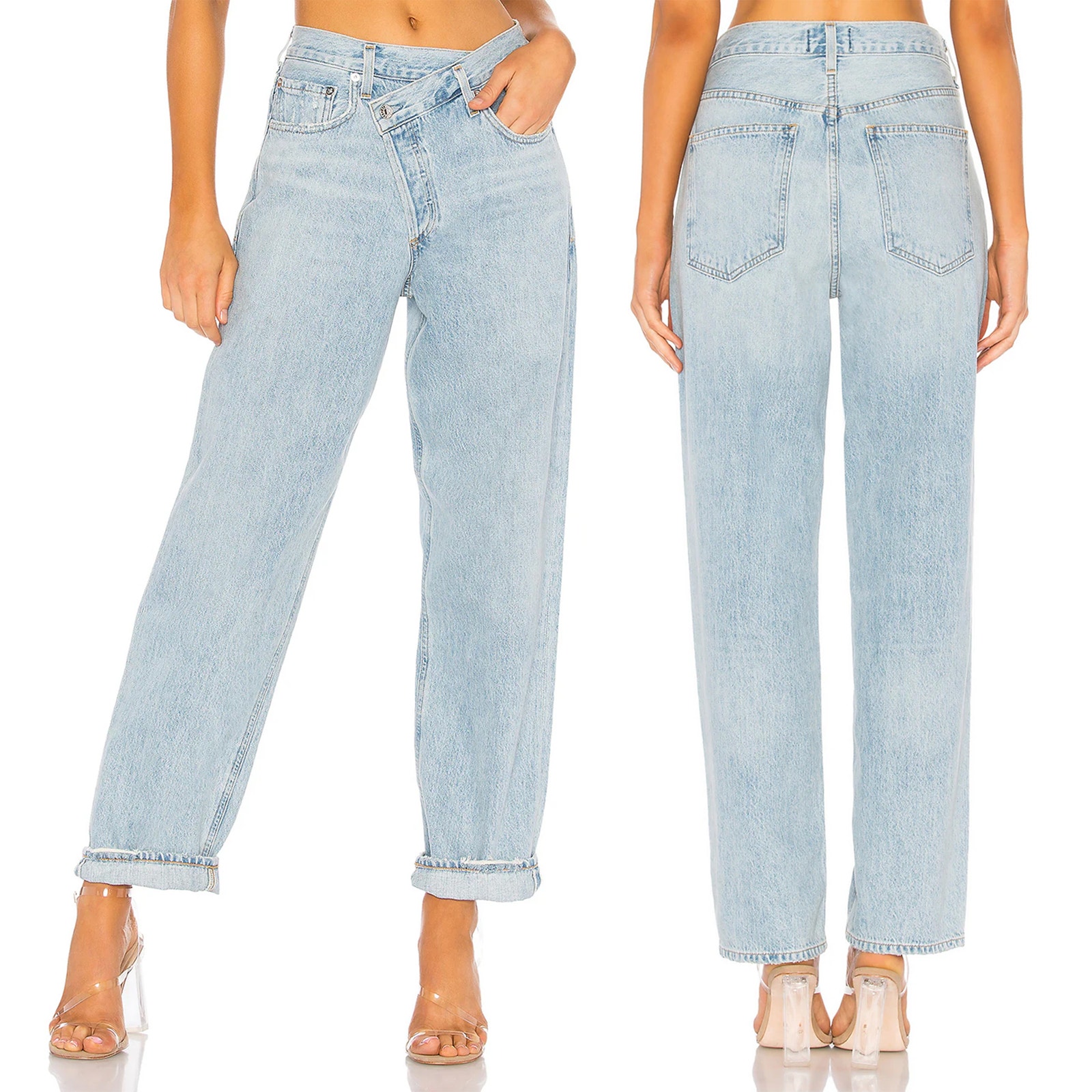 AGOLDE Criss Cross Upsized Jeans in Suburbia
