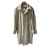 Adam Baker Cianni Mens Single Breasted Taupe Full Length All Year Round Large
