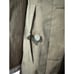 Adam Baker Cianni Mens Single Breasted Taupe Full Length All Year Round Large